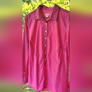 J Crew pink button-down shirt size Med